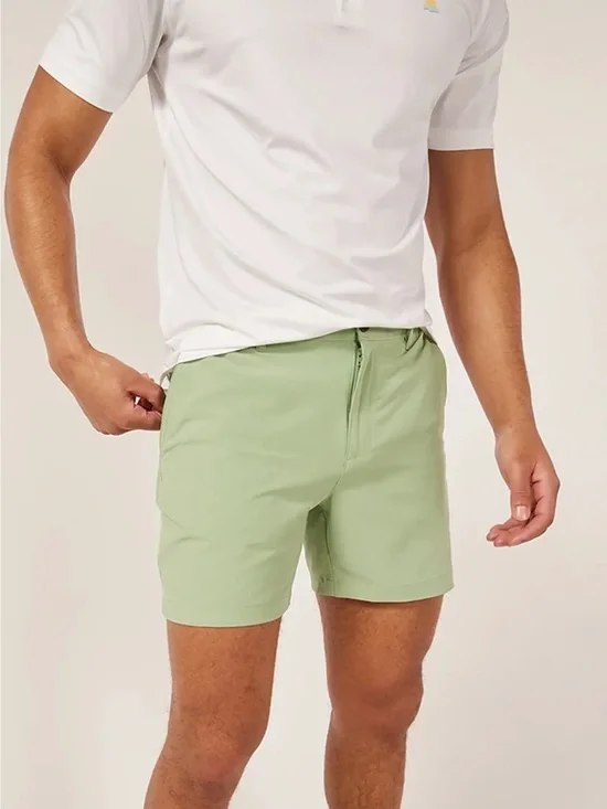 Chubbies Mens Everywear Performance Shorts Sage Green Size Large