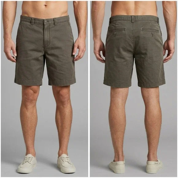 Tommy Bahama Boracay Shorts Mens 35 Olive Green Stretch 10