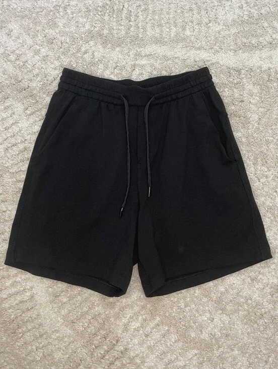 lululemon athletica Black Athletic Cotton Shorts
