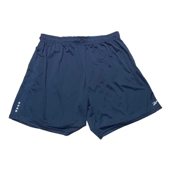 Reebok Men’s Birds Eye Mesh Short Speedwick Dress Blues Size XXL