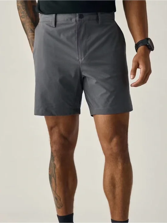 Men's Slate Gray Casual Shorts 7”