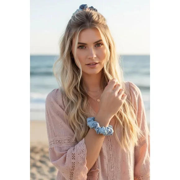Denim Darling Scrunchie Set