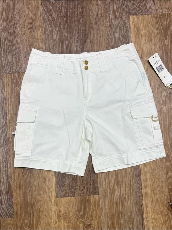 Lauren Ralph Lauren Women's White Cargo Shorts