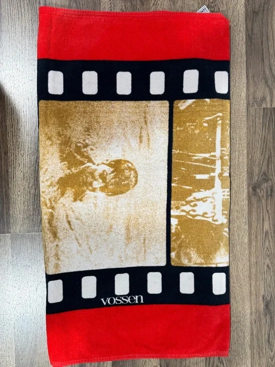 Vintage Vossen International Germany Towel Silent Film Strip 60x29 1970’s