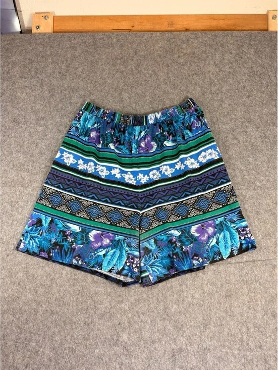 Vintage Surf Gear Beach Shorts Cotton Made in USA Mens Size XL