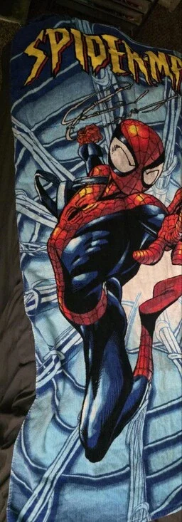 ​Marvel Spider-Man 2-in-1 Beach Towel & Drawstring Backpack Pouch Kids