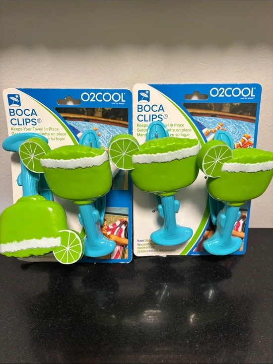 New Towel clips set of 4 Margatita Boca clips