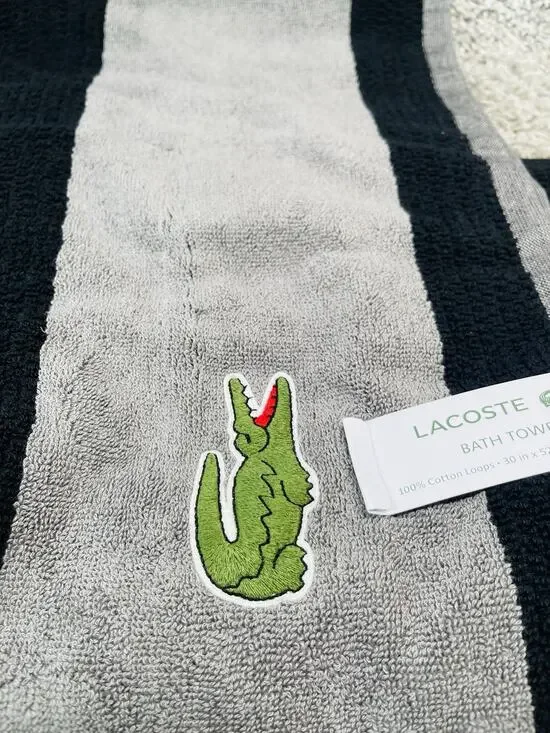 LACOSTE Bath Towel 100% Cotton 30