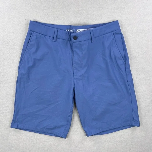 Johnnie-O Prep-Formance Mens Blue Golf Shorts Size 34 Stretch Performance Tech