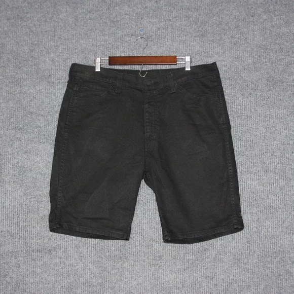 Levi's‎ 541 Athletic Taper Black Denim Shorts Mens W38 Waxes Utility