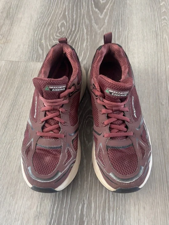 Skechers Men's Burgundy Athletic Trainers