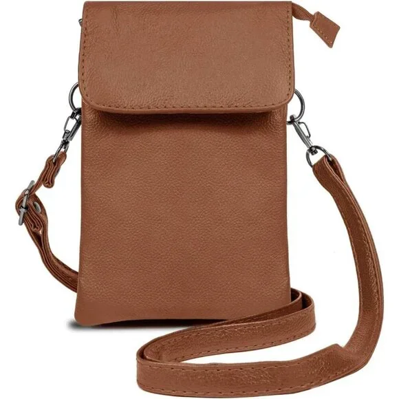 Leather Small Crossbody Phone Purse for Women Lightweight Stylish Durable