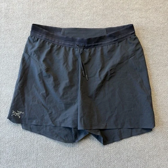 Arc'teryx Cormac Shorts Men's M Black Trail Running Athletic Gym Hiking Liner