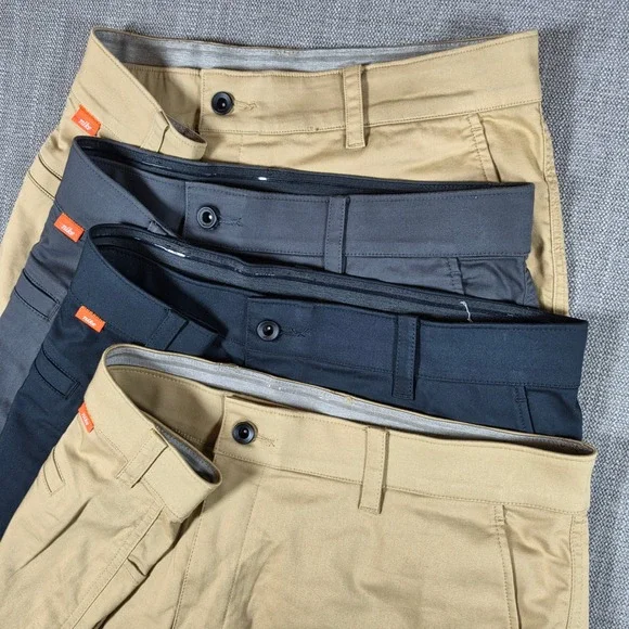 4 Pack! Nike Grip Waist Chino Shorts Mens 36/7 Tan Grey Black Stretch Dri-FIT
