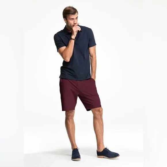 NEW Swet Tailor Mens Maroon Shorts