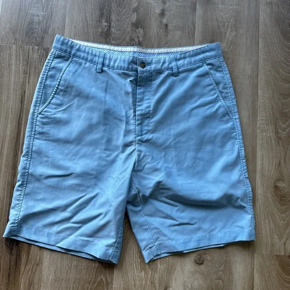 Footjoy Light Pastel Blue Golf Shorts Men's Sz 36 Casual