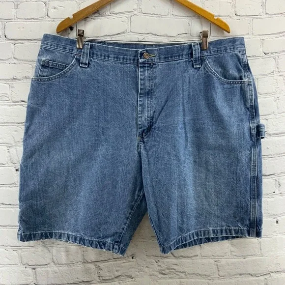 Wrangler Carpenter Shorts Vintage 90's Mens sz 42‎ Denim
