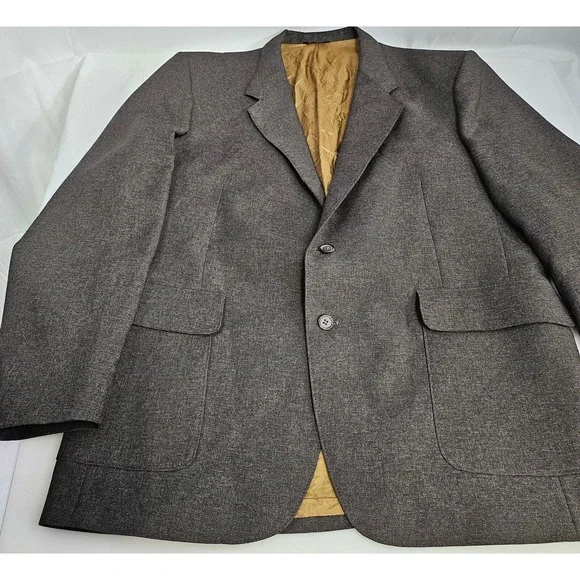 Vintage Levis Action Suit Sportswear Blazer Mens 46 Long Lined‎ Button Up Jacket