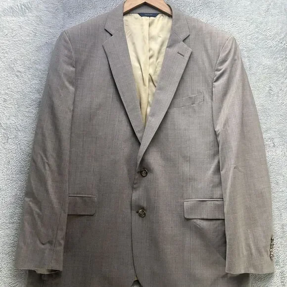 Brooks Brothers Lanificio Di Tollegno Jacket Mens 44R Wool Made Italy Regent Fit
