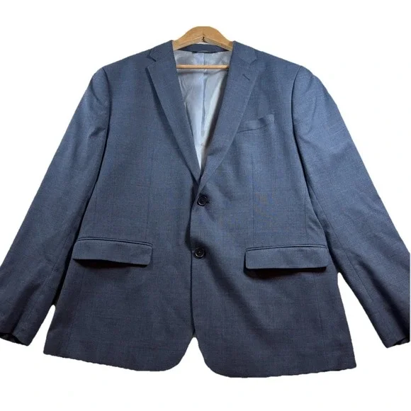 Banana Republic Blazer Mens 44R slim fit Sport Coat Casual Jacket Suit Glen NWOT
