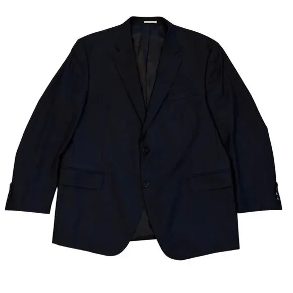 Peter Millar Blazer Mens 48R Wool Sport Coat Business Jacket Made In Canada FLAW