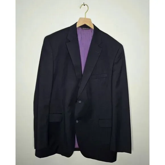 Barneys New York Loro Piana Men's Blazer Sportscoat Size 46R Dark Navy 2 Button