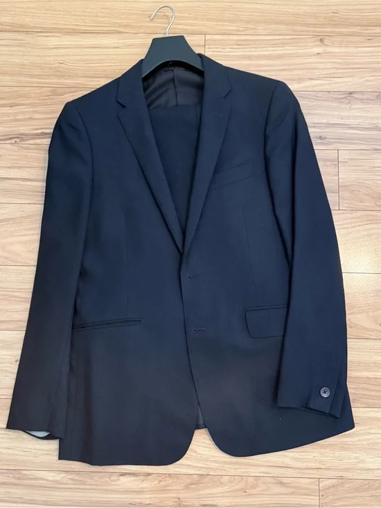 rag & bone Navy Single-Breasted Men's Blazer