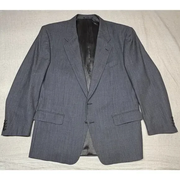 Barneys‎ New York Italian Made Men’s Jacket 58R Lubiam Extrafine Merino Wool