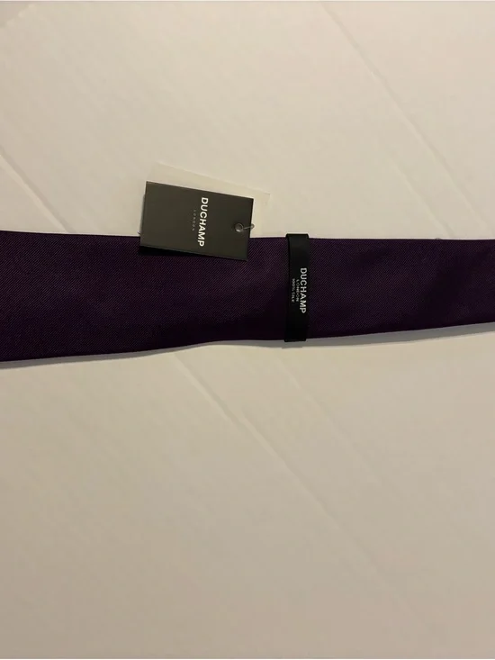Duchamp Deep Purple Men's Silk Tie