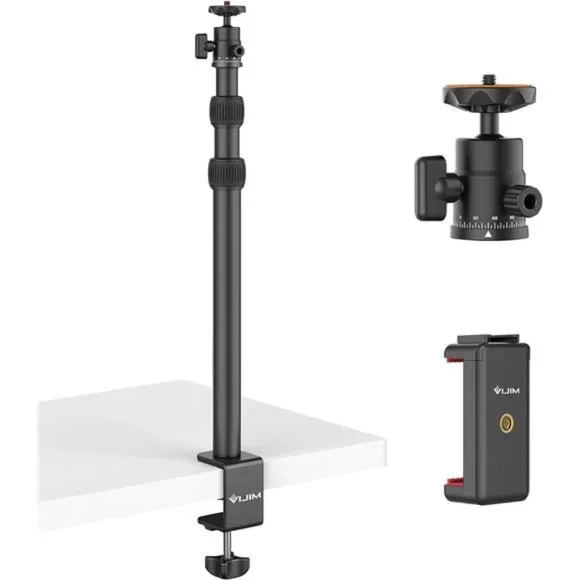 Camera Desk Mount Stand, Extendable Up to 125 CM/ 49