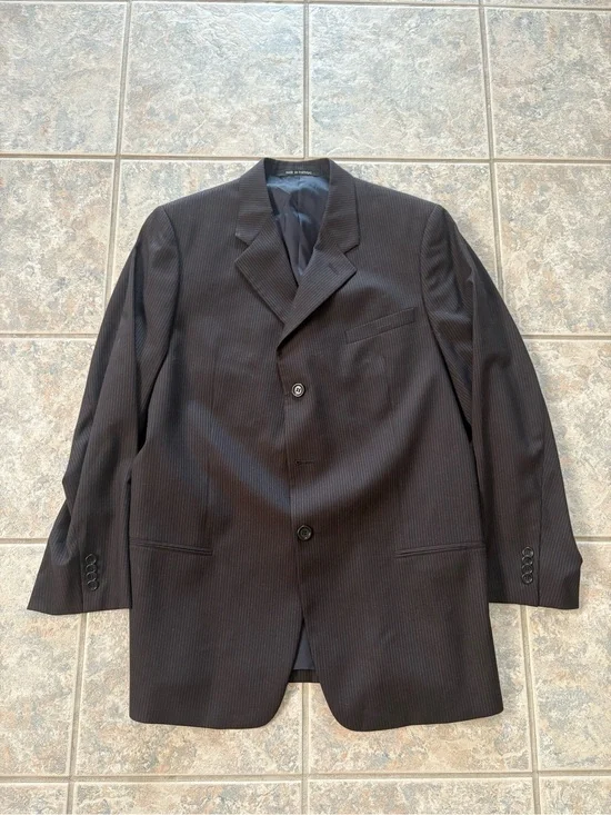 Y2K GIORGIO ARMANI COLLEZIONI MENS BROWN BLAZER 42