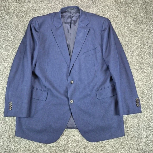 Suitsupply Blazer Mens 58 Blue Vitale Barberis Canonico Wool La Spalla