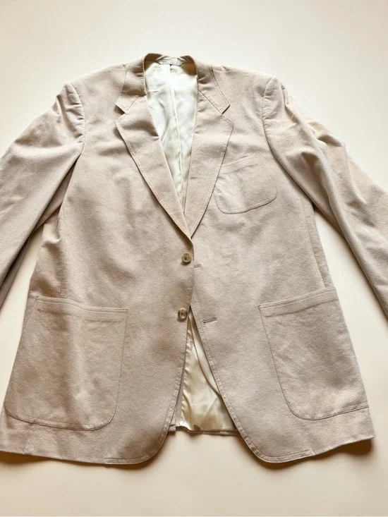 Vintage Renwood Exclusively for Reynolds-Penland Men's Beige suede Sport Coat s