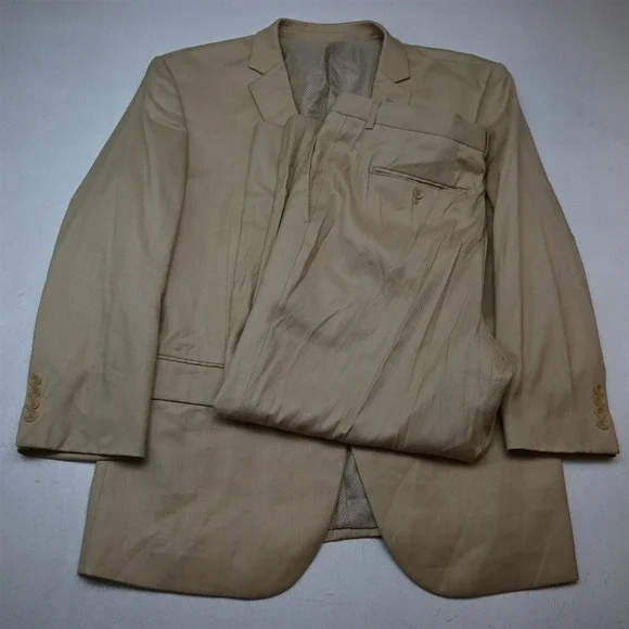 Bocaccio Uomo 50R 38x30 Khaki Mens Jacket Pants Suit