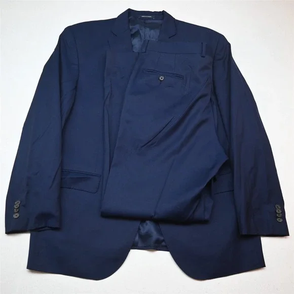 Loro Piana Cremieux 44R 38x34 Blue Super 130s Wool Dean Mens Jacket Pants Suit