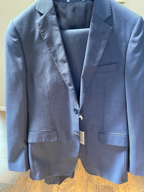 💼 NEW WITH TAGS | Authentic Michael Bastian Men's Blue 2-Button Suit | Size 36R