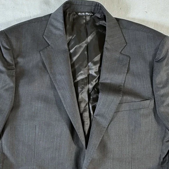 Ermenegildo Zegna Slim Fit‎ Wool Silk Blend Suit Jacket Blazer Mens 44 Italian