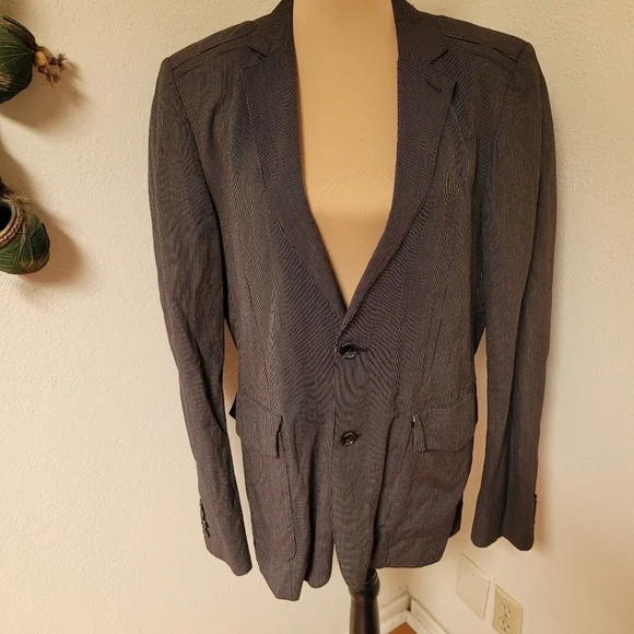Ben Sherman Pinstriped Blazer Large