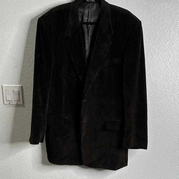 Norm Thompson brown corduroy sports blazer Classic  Men's  size 44L