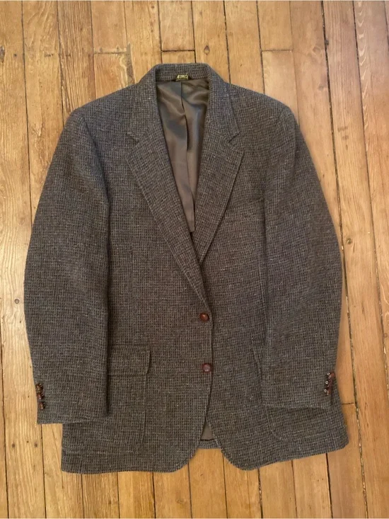 Vintage Harris tweed made in USA blazer size 42R
