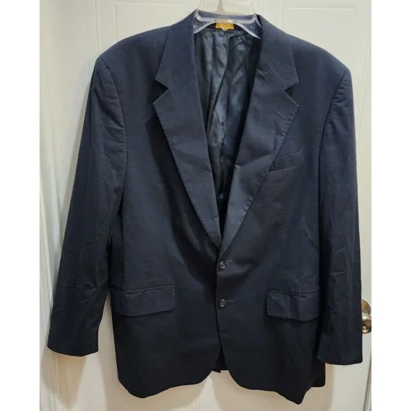 VTG Brooks‎ Brothers Brooksease Blue Blazer Sport Coat Jacket Size 41R USA Made