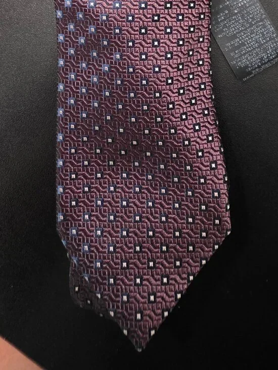 Brioni Tie  - Amaranth - NEW with tags