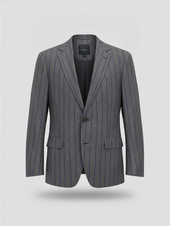 Bonobos Slim Fit Linen Sport Coat Blazer 40S Olive Stripe Made in Italy