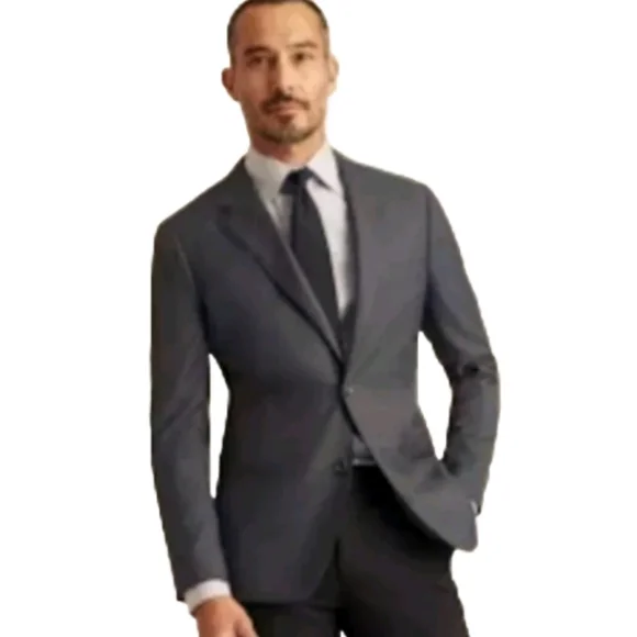 BONOBOS Daily Grind Tailored Fit Suit Jacket in Charcoal Grey Size 44R