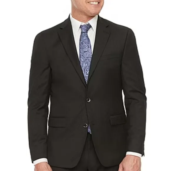 VAN Heusen Men's Sport Coat in black size 42R