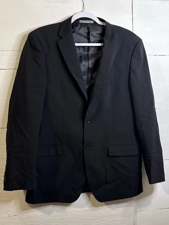 Massimo Dutti Black Men's Two-Button Sport Coat