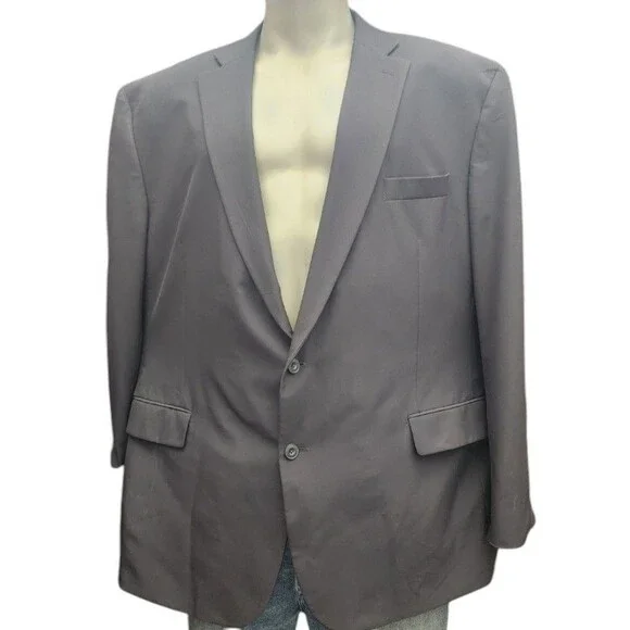 Stafford Blazer Size 54 Long Black Men's Suit Coat