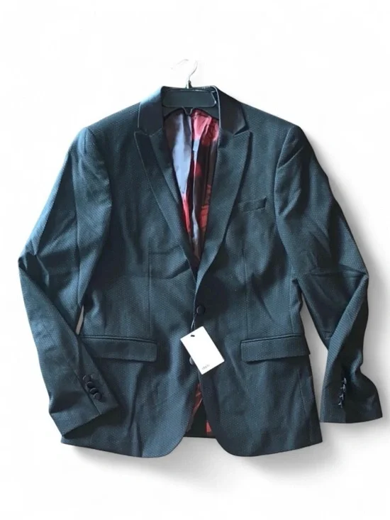 Asos New Black Blazer Size 38R Small Evening Old Money Formal Business Staple