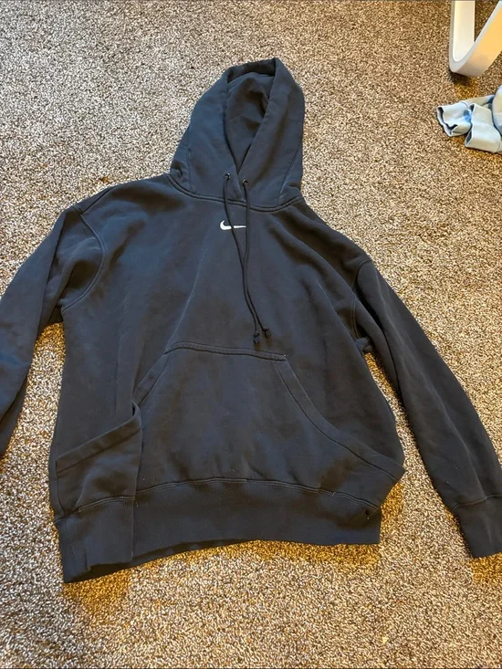 Nike Black Men's Crewneck Pullover Hoodie (From DICK’S)
