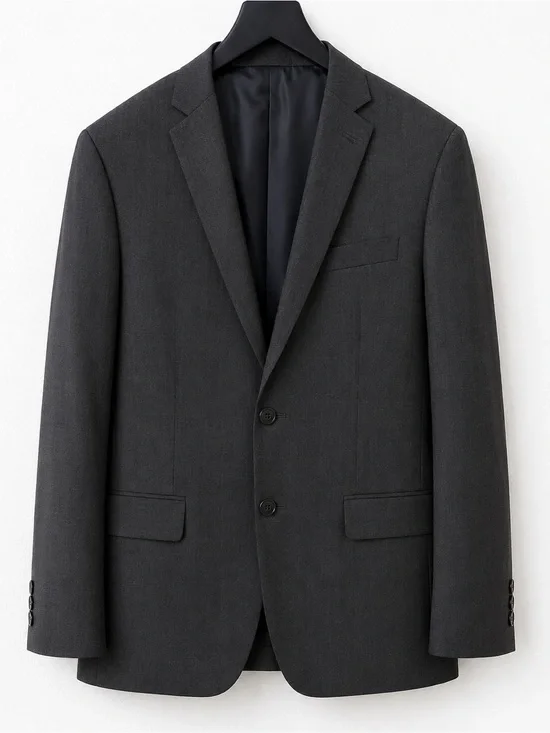 NWOT Michael Kors Charcoal Gray Two-Button Sport Coat Size 46R